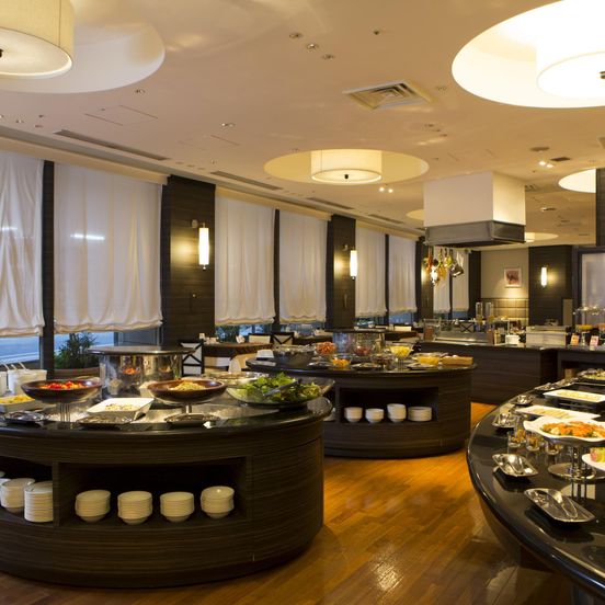 Buffet view of Hotel Jal City Naha