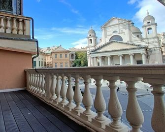 Hotel Helvetia - Genua - Balkong