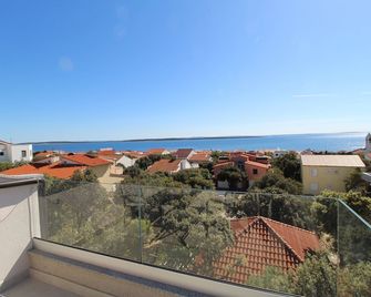 Studio flat with terrace and sea view Mandre, Pag (AS-6309-a) - Kolan - Balcony