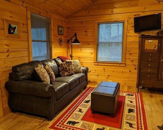 Rushing Waters Await At Bear Creek Cabin Off Parkway Or I-77 Near Fancy Gap - Hillsville - Living room