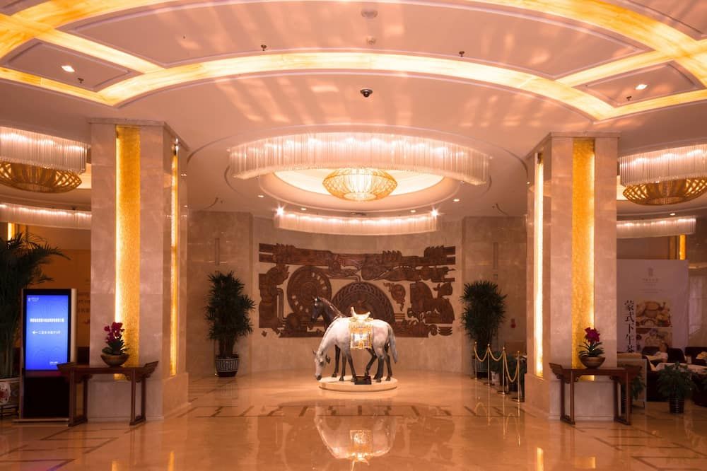 Lobby view of Inner Mongolia Grand Hotel