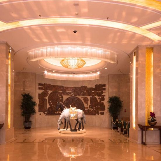 Lobby view of Inner Mongolia Grand Hotel