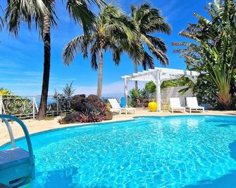LA BOHEME, résidence de 5 appartements avec piscine, vue océan, Petite Ile - Petite-Ile - Svømmebasseng