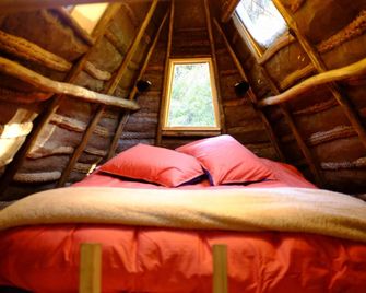 El Arca Azul, Ecologic Cabin - Farellones - Спальня