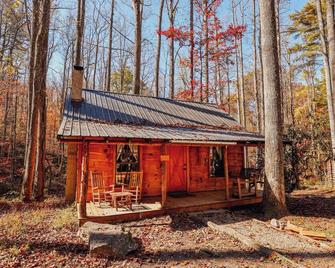 Good Times cabin at Cabin Fever in NC - Saluda - Innenhof
