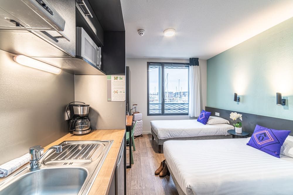 Montempô Appart'Hôtel Bordeaux Centre - Bassins à flot - בורדו - חדר שינה