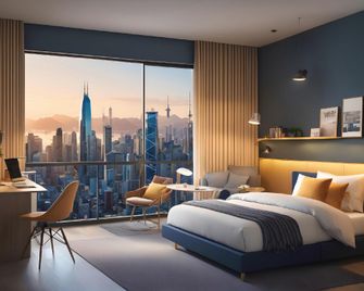 Wanfulai Business Hotel - Liangshan - Schlafzimmer