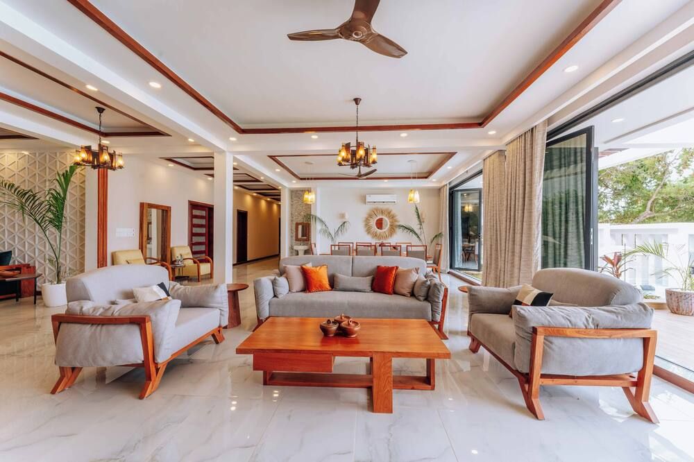 بلو أوشن ريزورت آند ريزيدنسيز - مدينة زنجبار - غرفة معيشة