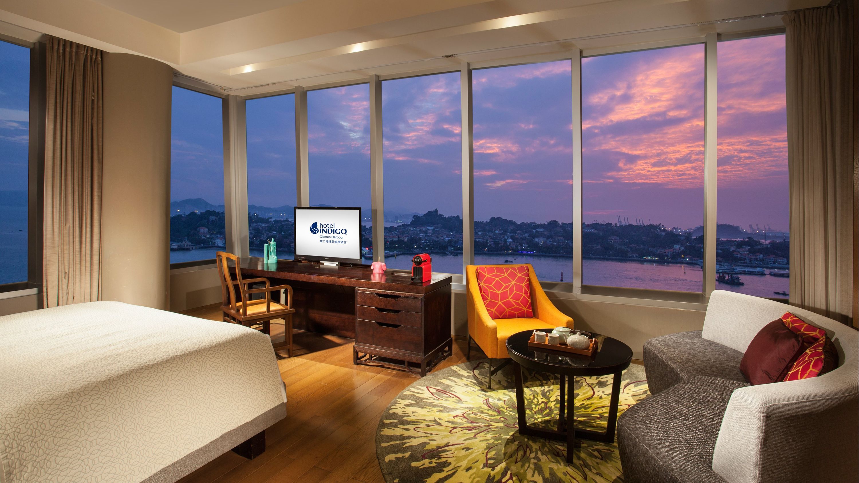 Hotel Indigo Xiamen Harbour By IHG - שיאמן - חדר שינה