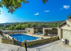 Holiday home in Luberon area, with A\/C, pool child-safe, dogs allowed - Lioux - Svømmebasseng