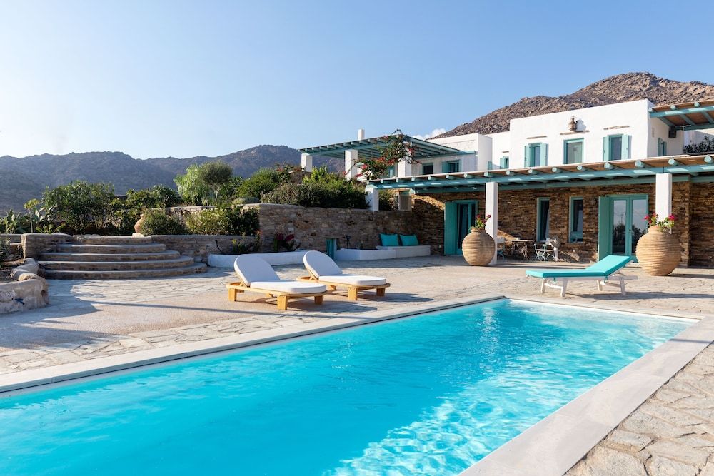 Magganari View Village II , Shared Swimming Pool And Bbq , On Ios Island - 만가나리 - 수영장