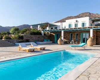 Magganari View Village II , Shared Swimming Pool And Bbq , On Ios Island - 만가나리 - 수영장