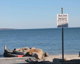 Walk to the beach at Black Point, Niantic, Ct. - Niantic