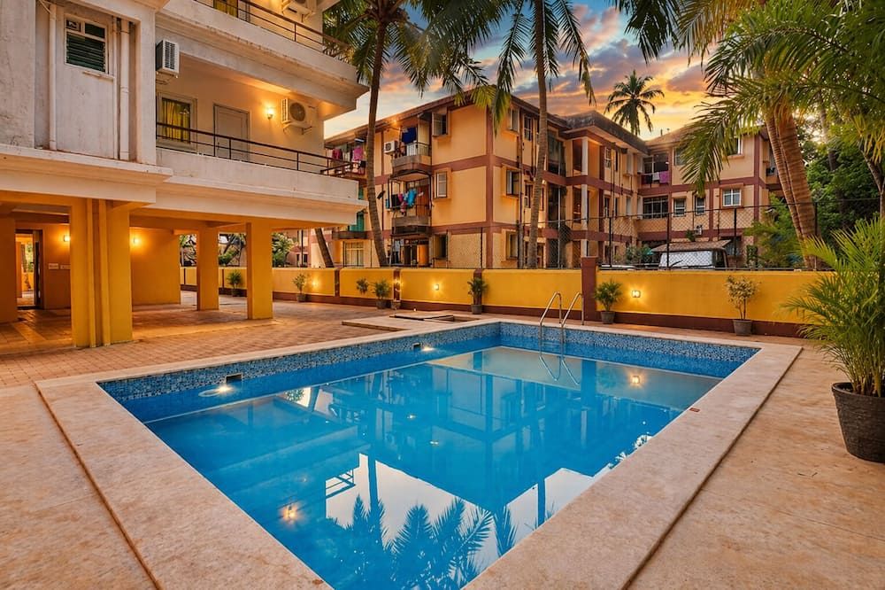 Maple Leaf Residency Homes Calangute - Mormugao - Zwembad