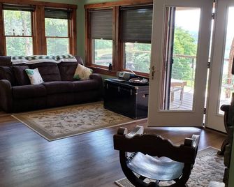Paradise. Front deck. All comforts of home. Great view. Serenity. - Keuka Park - Living room