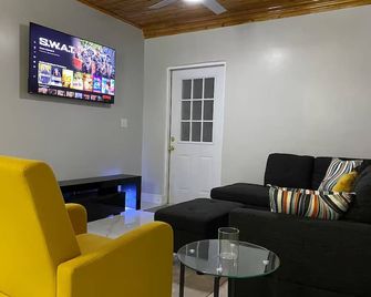 Cozy 1-bedroom apartment in nice Freeport with AC, WiFi - Freeport - Living room