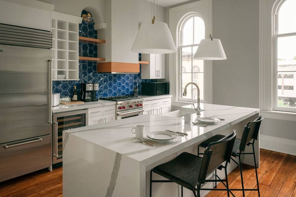 Luxury loft in the heart of downtown Janesville - Janesville - Keuken