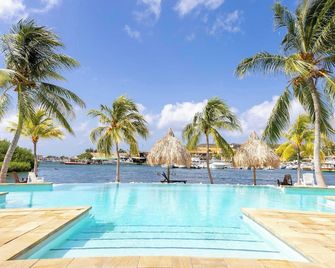 Tropical Escape with Pool and Ocean Views - Sint Willibrordus - Piscina