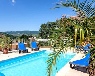 Hôtel-Restaurant La Rose - Juliénas - Piscina