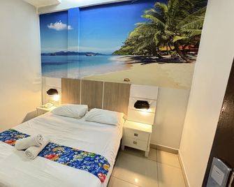 بست فيو هوتل باندار سنواي آت نير سنواي مديكال- بيراميد لاجون - بيتالينغ جايا - غرفة نوم