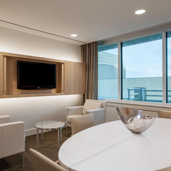 Bedroom view of Intercontinental Cleveland