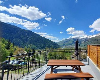 Location Paradiski San Bernardo - Séez - Balkon