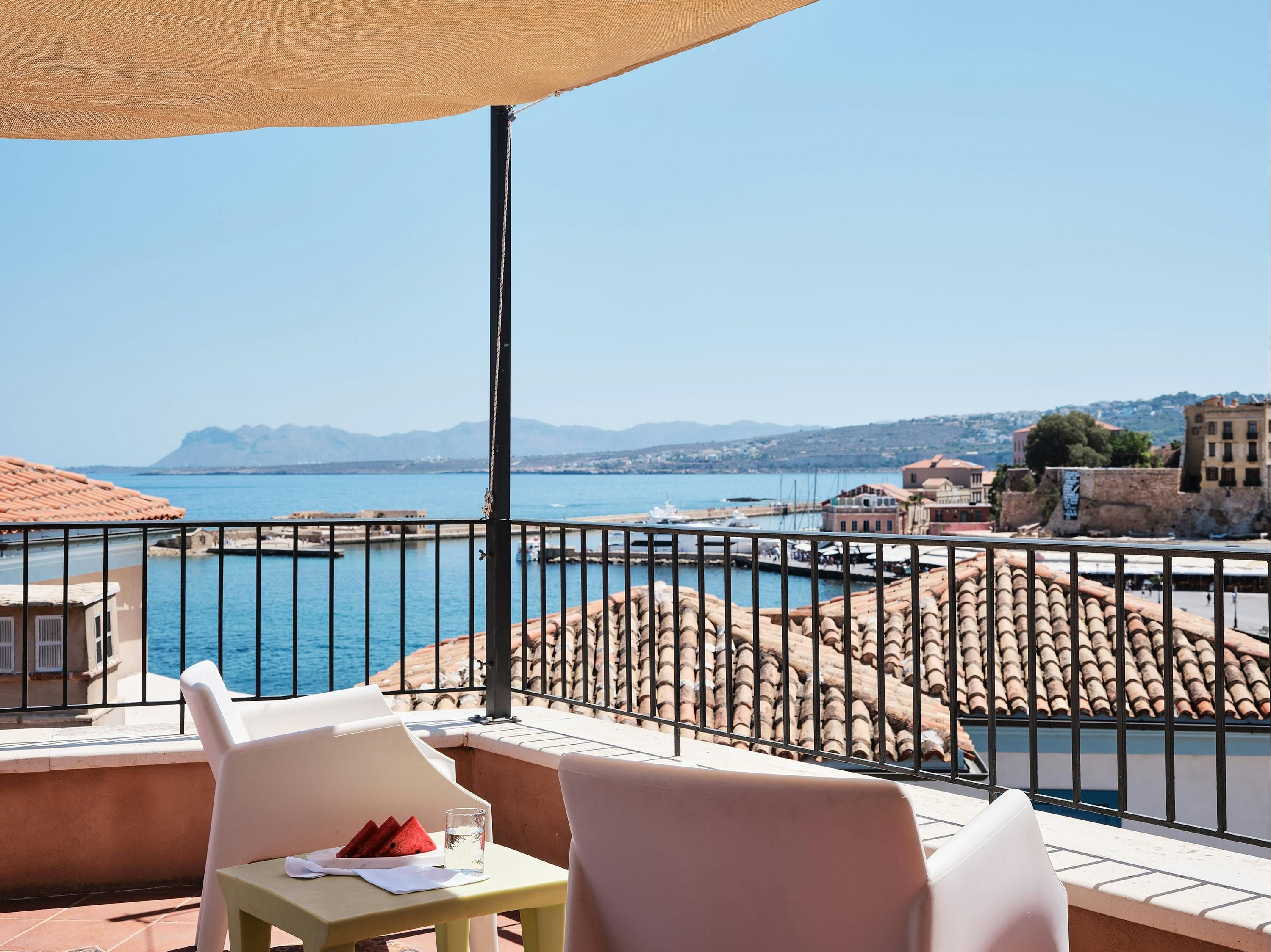 Casa Delfino Hotel & Spa - חאניה - מרפסת