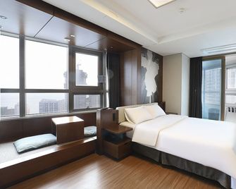 Haeundae W Residence Hotel - Busan - Bedroom