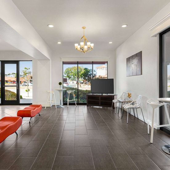 Lobby view of Ramada by Wyndham Marina