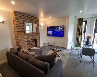 Stunning Didsbury Apartment by City SuperHost - Manchester - Wohnzimmer