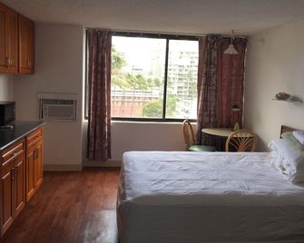 Waikiki Hotel Studio @ Hawaiian Monarch Building 1 day min - Honolulu - Schlafzimmer