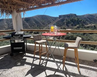 Rambla Retreats Apartment Azul with shared pool & hot tub in Oria - Oria - Balcony