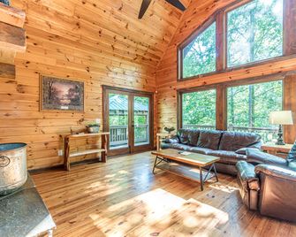 Fantastic Pet Friendly Cabin With Hot-Tu - Cleveland - Sala de estar