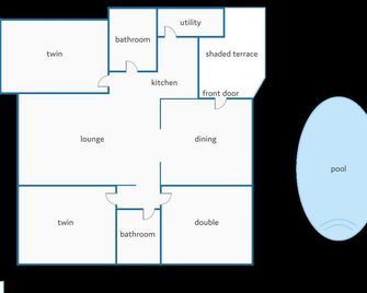 Villa Quimera by Villa Plus - Алайор - Floorplan