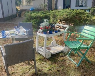 'Villa Luca' relaxation in the middle of the forest - near the Klaistow asparagus farm - Beelitz - Innenhof