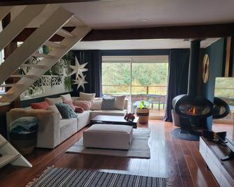 Wood House With Forest View Near Biarritz, Hossegor, Bayonne And Spain - Tarnos - Salon