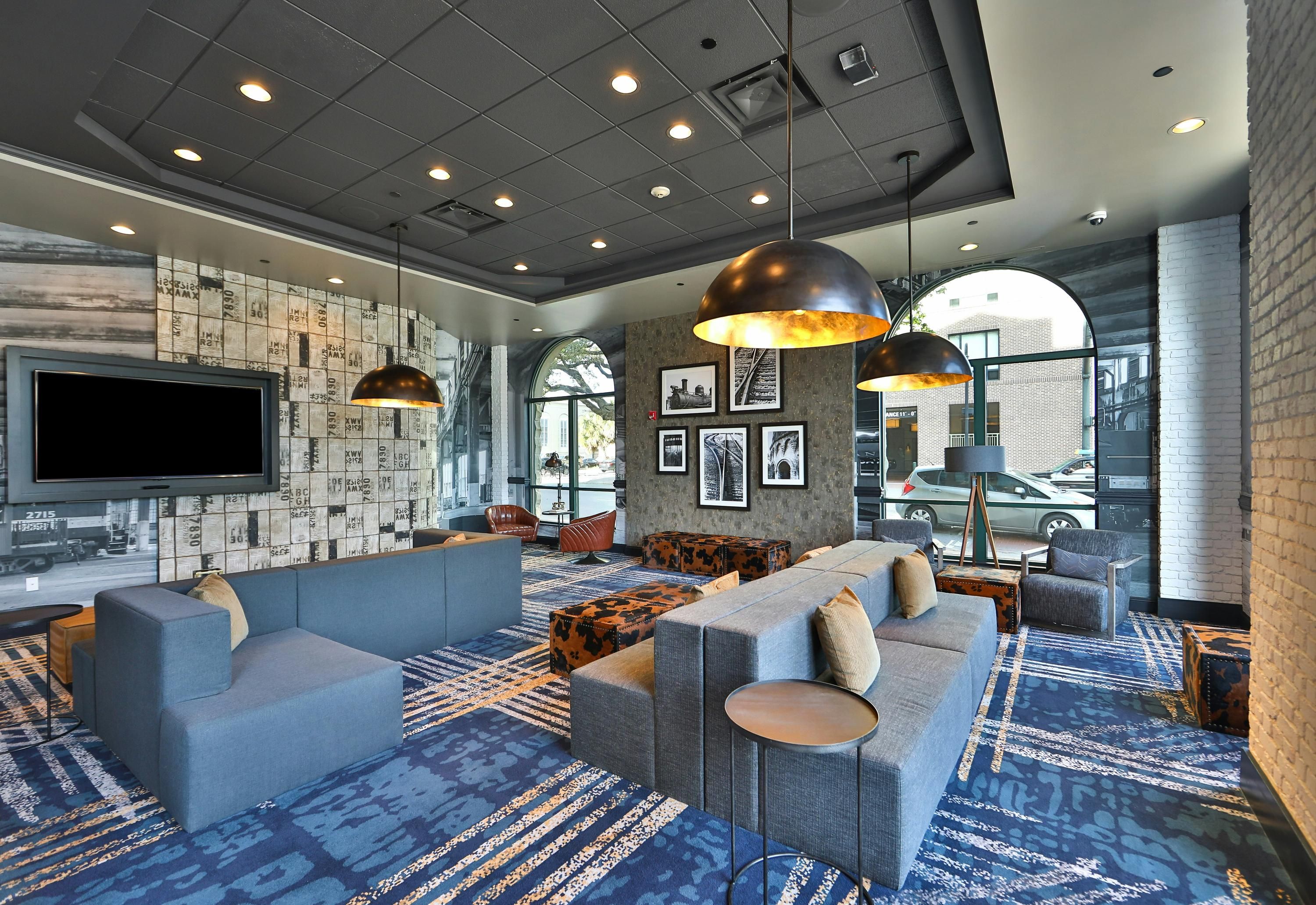 Hilton Garden Inn Savannah Historic District - סאוואנה - טרקלין