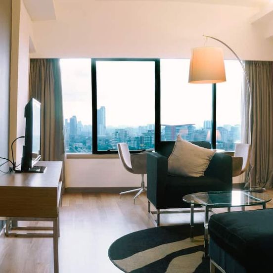 Living room view of Wyndham Grand Bangsar Kuala Lumpur