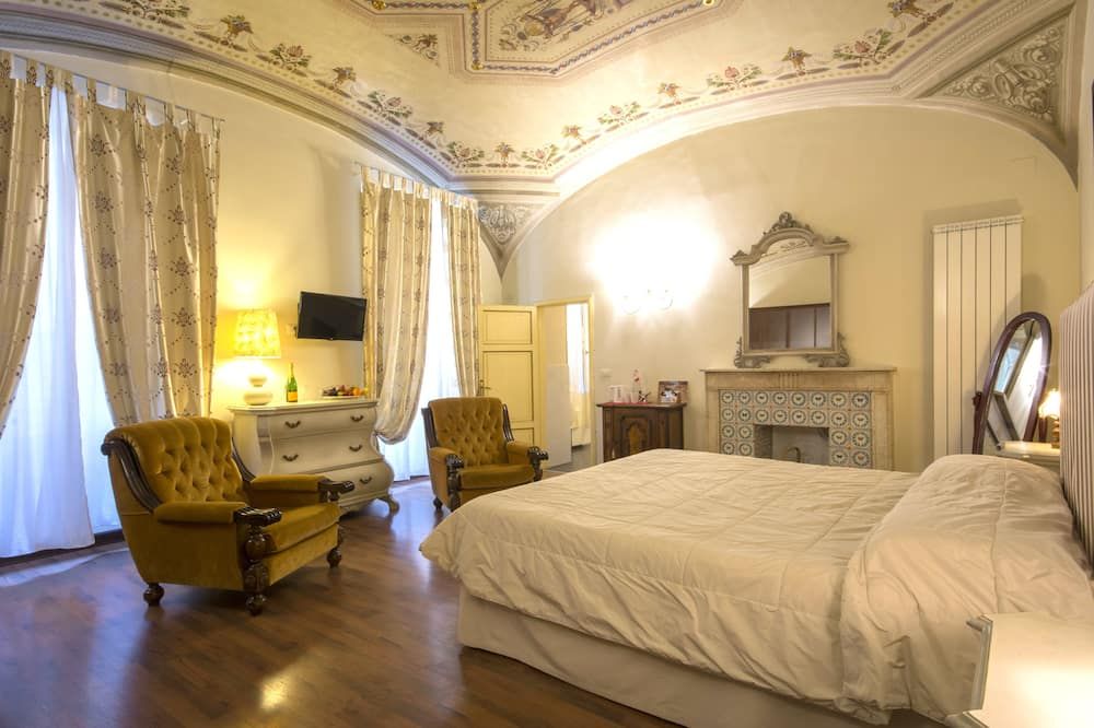B&B Pantaneto - Palazzo Bulgarini - סיינה - חדר שינה