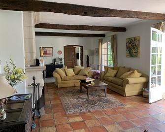 Beautiful Villa with 4 Bedrooms, 4 Bathrooms, Large Pool, Private Gardens. - Roquefort-les-Pins - Salon