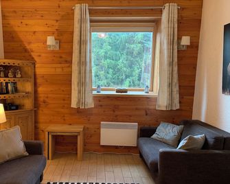 Studio with swimming pool near the slopes - La Salle-les-Alpes - Вітальня