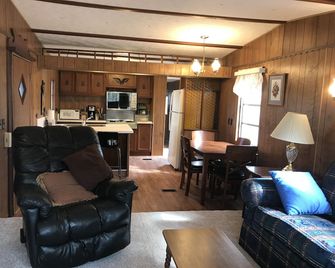 Lakefront Retreat, new boathouse, gazebo on deep water - Mooresville - Вітальня