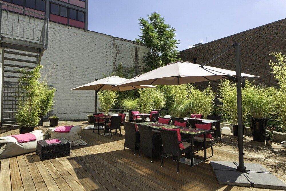 بيرل هوتل - فرانكفورت ام ماين - شرفة مرصوفة