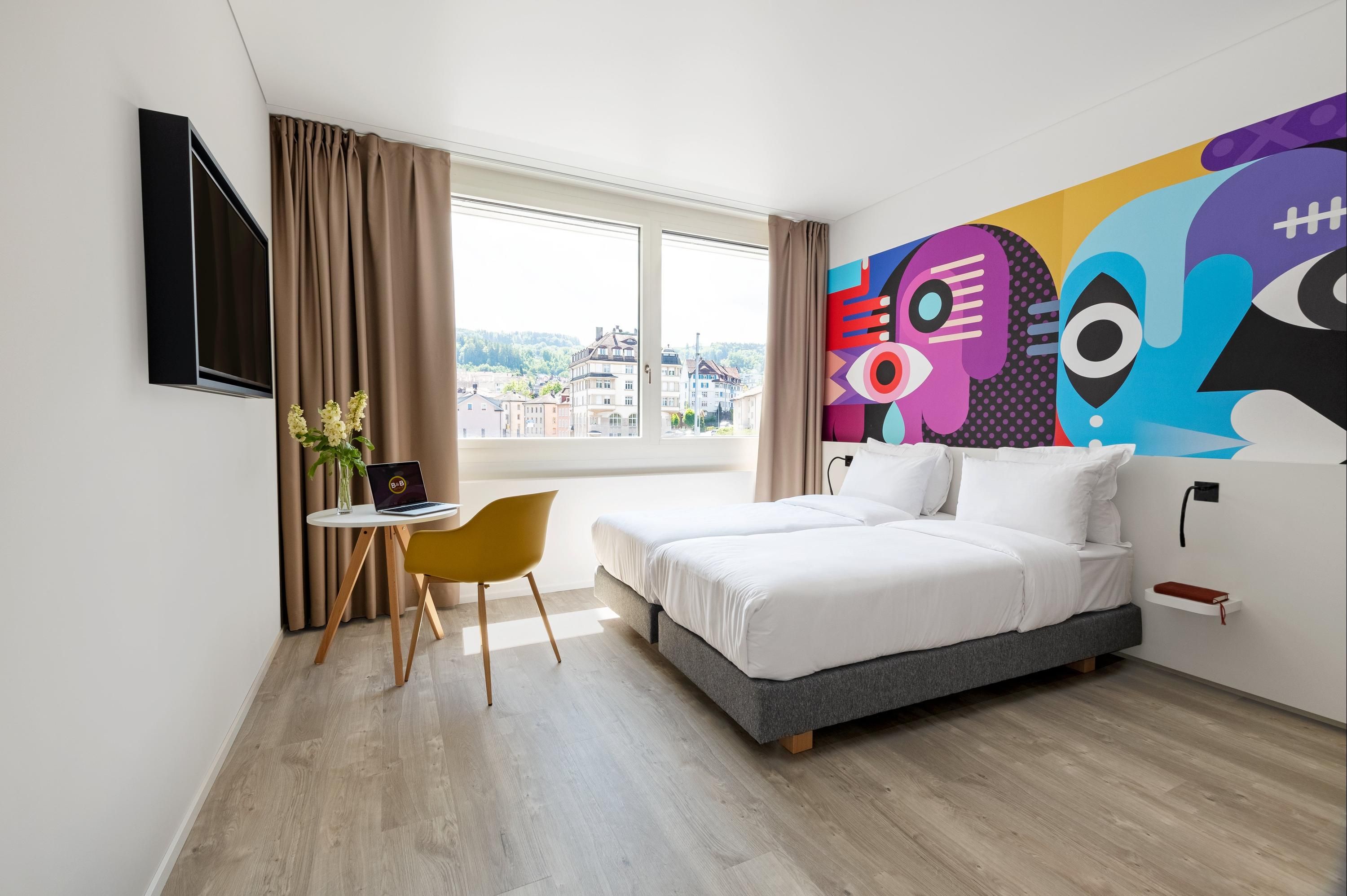 B&B HOTEL St Gallen - Sankt Gallen - Slaapkamer