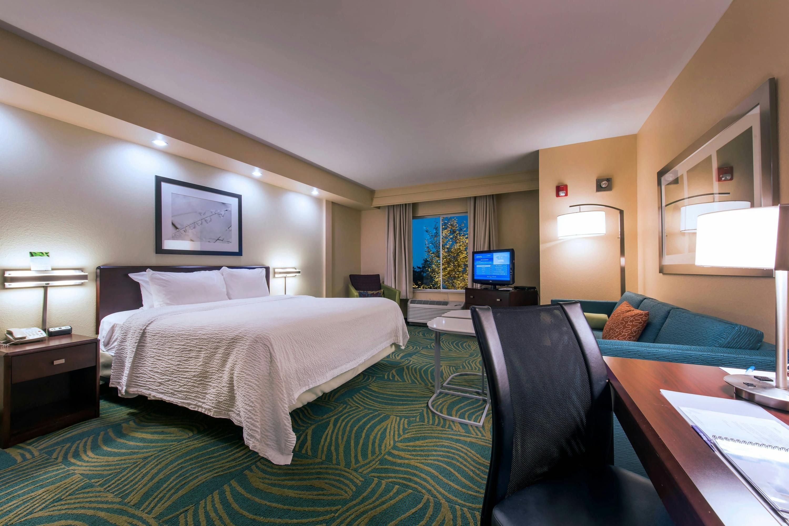 SpringHill Suites by Marriott Devens Common Center - Devens - Slaapkamer
