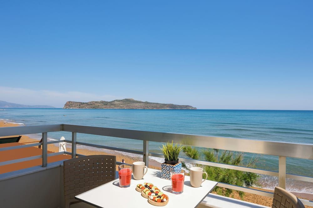 Hermes Beach Front - Stalos - Balcony
