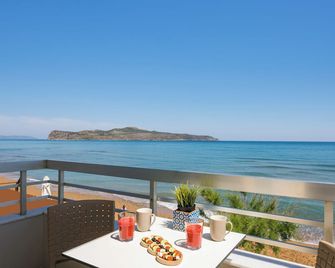 Hermes Beach Front - Stalos - Balcony