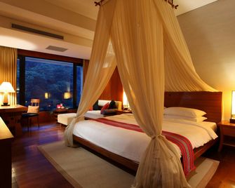 Volando Urai Spring Spa And Resort - Wulai District - Schlafzimmer