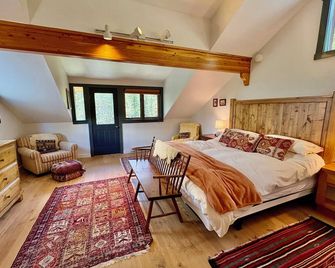 Enchanting 3-bedroom mountain chalet with WiFi in Wilson - Wilson - Sypialnia