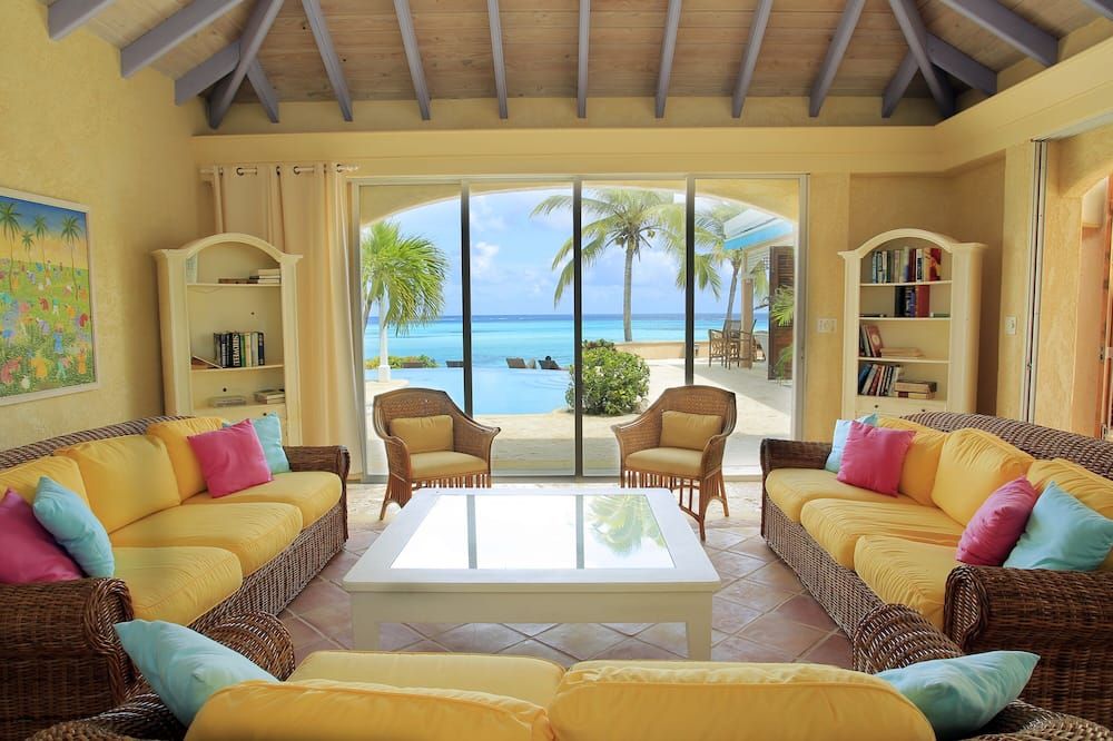 Bellamarevilla, Shoal Bay East, Pool. - Shoal Bay - Wohnzimmer